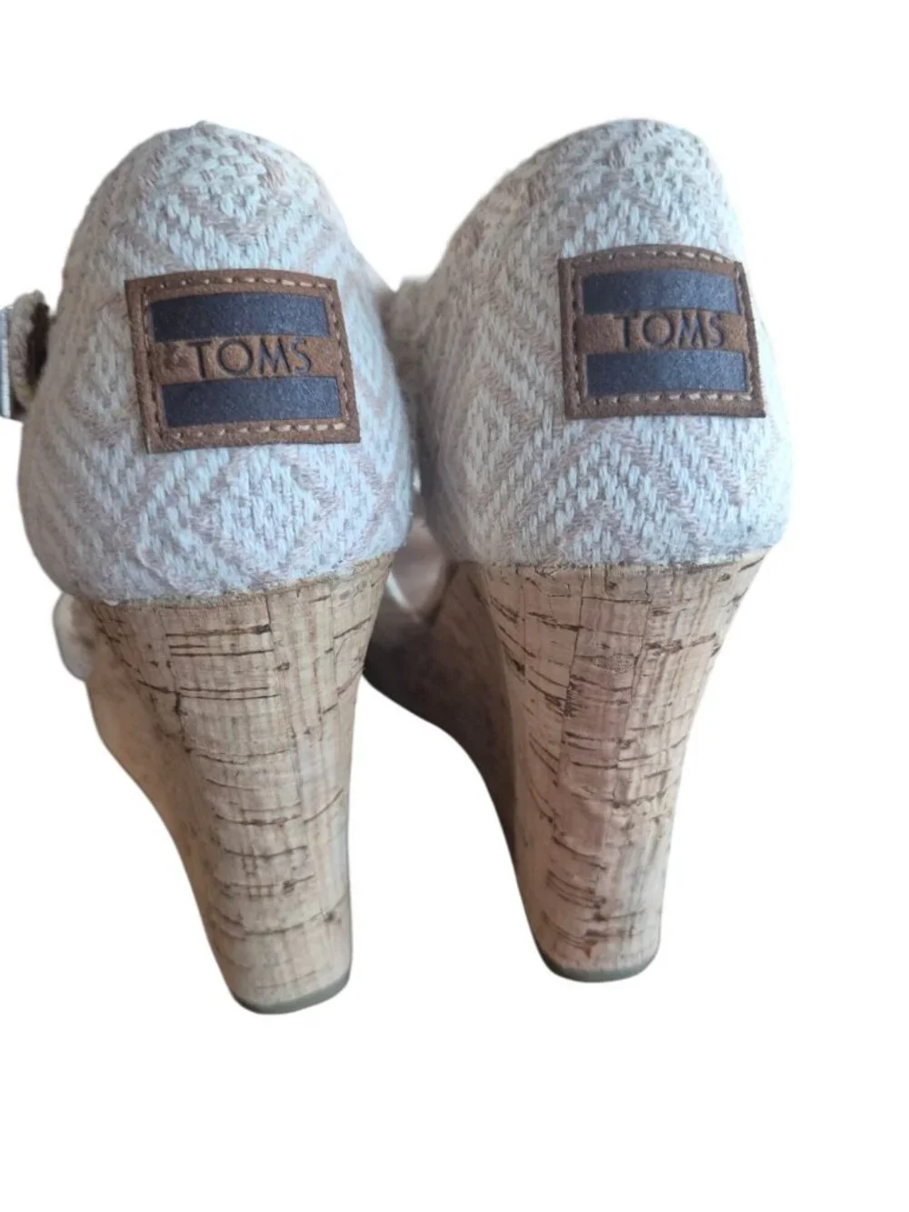 Toms Womens Wedge Sandals Size 7M
